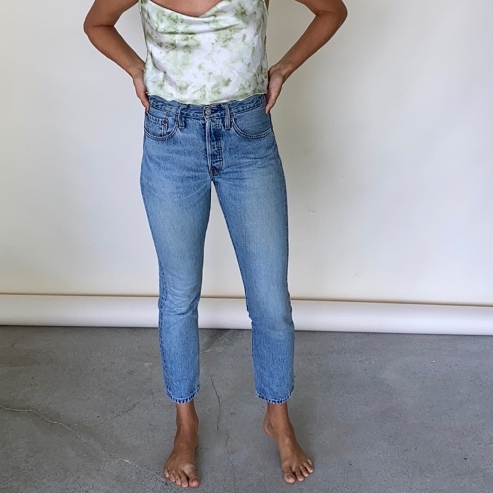 Levi’s 501 skinny jeans 100% cotton construction